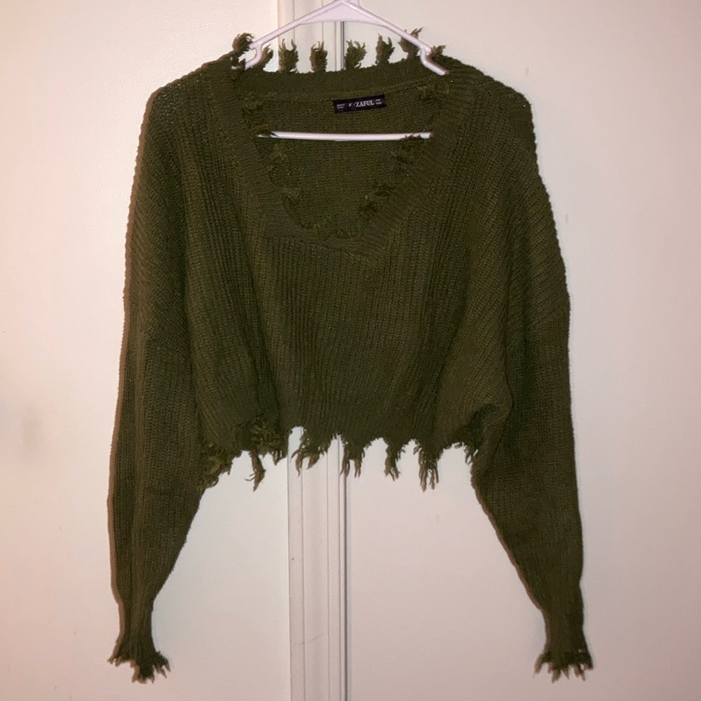 Zaful Cropped Sweater